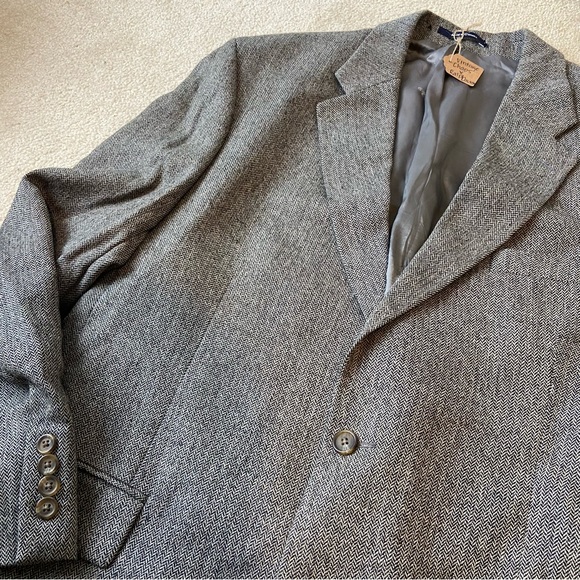 Ralph Lauren x Chaps Grey Wool Blazer Jacket - Picture 1 of 6